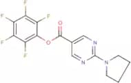 Pentafluorophenyl 2-pyrrolidin-1-ylpyrimidine-5-carboxylate