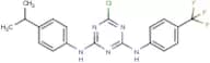 N2-(4-isopropylphenyl)-N4-[4-(trifluoromethyl)phenyl]-6-chloro-1,3,5-triazine-2,4-diamine