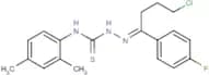 N1-(2,4-dimethylphenyl)-2-[4-chloro-1-(4-fluorophenyl)butylidene]hydrazine-1-carbothioamide