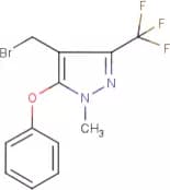 4-(Bromomethyl)-1-methyl-5-phenoxy-3-(trifluoromethyl)-1H-pyrazole