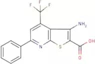3-Amino-6-phenyl-4-(trifluoromethyl)thieno[2,3-b]pyridine-2-carboxylic acid