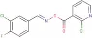 2-chloro-3-[({[(3-chloro-4-fluorophenyl)methylene]amino}oxy)carbonyl]pyridine