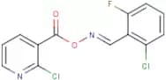 2-chloro-3-[({[(2-chloro-6-fluorophenyl)methylene]amino}oxy)carbonyl]pyridine