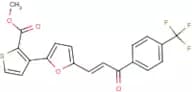 methyl 3-(5-{3-oxo-3-[4-(trifluoromethyl)phenyl]prop-1-enyl}-2-furyl)thiophene-2-carboxylate