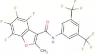 N3-[3,5-di(trifluoromethyl)phenyl]-4,5,6,7-tetrafluoro-2-methylbenzo[b]furan-3-carboxamide