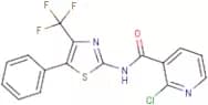 N3-[5-phenyl-4-(trifluoromethyl)-1,3-thiazol-2-yl]-2-chloronicotinamide