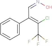 3-chloro-4,4,4-trifluoro-2-phenylbut-2-enal oxime