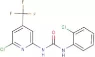 N-(2-chlorophenyl)-N'-[6-chloro-4-(trifluoromethyl)-2-pyridyl]urea
