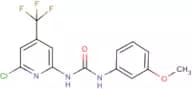 N-[6-Chloro-4-(trifluoromethyl)-2-pyridyl]-N'-(3-methoxyphenyl)urea