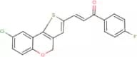 3-(8-chloro-4H-thieno[3,2-c]chromen-2-yl)-1-(4-fluorophenyl)prop-2-en-1-one