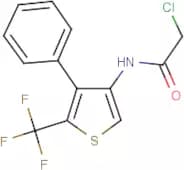 N1-[4-Phenyl-5-(trifluoromethyl)-3-thienyl]-2-chloroacetamide