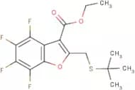 ethyl 2-[(tert-butylthio)methyl]-4,5,6,7-tetrafluorobenzo[b]furan-3-carboxylate