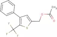 [4-phenyl-5-(trifluoromethyl)-2-thienyl]methyl acetate