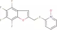 2-{[(4,5,6,7-tetrafluoro-1-benzofuran-2-yl)methyl]thio}pyridinium-1-olate