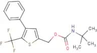 [4-phenyl-5-(trifluoromethyl)-2-thienyl]methyl N-(tert-butyl)carbamate