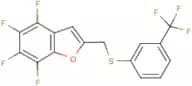 4,5,6,7-tetrafluoro-2-({[3-(trifluoromethyl)phenyl]thio}methyl)benzo[b]furan