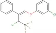 1-chloro-3-[(3-chloro-4,4,4-trifluoro-2-phenylbut-1-enyl)oxy]benzene