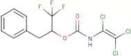 1-benzyl-2,2,2-trifluoroethyl N-(1,2,2-trichlorovinyl)carbamate