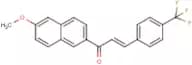 1-(6-methoxy-2-naphthyl)-3-[4-(trifluoromethyl)phenyl]prop-2-en-1-one