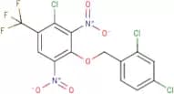 2-chloro-4-[(2,4-dichlorobenzyl)oxy]-3,5-dinitro-1-(trifluoromethyl)benzene