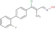 3-chloro-3-(2'-fluoro[1,1'-biphenyl]-4-yl)-2-methylacrylaldehyde oxime