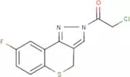 2-chloro-1-(8-fluoro-2,4-dihydrobenzo[5,6]thiino[4,3-c]pyrazol-2-yl)ethan-1-one