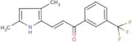 3-(3,5-dimethyl-1H-pyrrol-2-yl)-1-[3-(trifluoromethyl)phenyl]prop-2-en-1-one