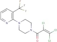 2,3,3-trichloro-1-{4-[3-(trifluoromethyl)pyridin-2-yl]piperazino}prop-2-en-1-one