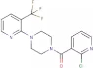 (2-Chloropyridin-3-yl){4-[3-(trifluoromethyl)pyridin-2-yl]piperazino}methanone