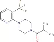 2-methyl-1-{4-[3-(trifluoromethyl)pyridin-2-yl]piperazino}propan-1-one