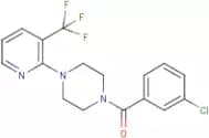 (3-chlorophenyl){4-[3-(trifluoromethyl)pyridin-2-yl]piperazino}methanone