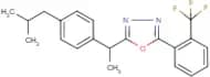 2-[1-(4-isobutylphenyl)ethyl]-5-[2-(trifluoromethyl)phenyl]-1,3,4-oxadiazole