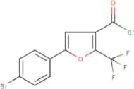 5-(4-bromophenyl)-2-(trifluoromethyl)-3-furoyl chloride