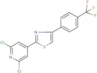 2,6-dichloro-4-{4-[4-(trifluoromethyl)phenyl]-1,3-thiazol-2-yl}pyridine