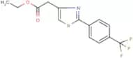 Ethyl 2-{2-[4-(trifluoromethyl)phenyl]-1,3-thiazol-4-yl}acetate