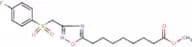 methyl 8-(3-{[(4-fluorophenyl)sulphonyl]methyl}-1,2,4-oxadiazol-5-yl)octanoate