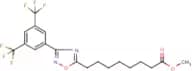 methyl 8-{3-[3,5-bis(trifluoromethyl)phenyl]-1,2,4-oxadiazol-5-yl}octanoate