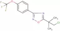 5-(2-Chloro-1,1-dimethylethyl)-3-[4-(trifluoromethoxy)phenyl]-1,2,4-oxadiazole