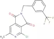 4-Chloro-6-methyl-2-[3-(trifluoromethyl)benzyl]-2,3-dihydro-1H-pyrrolo[3,4-c]pyridine-1,3-dione