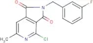 4-Chloro-2-(3-fluorobenzyl)-6-methyl-1H-pyrrolo[3,4-c]pyridine-1,3(2H)-dione