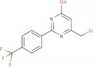 6-(Chloromethyl)-2-[4-(trifluoromethyl)phenyl]pyrimidin-4-ol