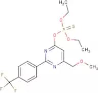 O,O-diethyl O-{6-(methoxymethyl)-2-[4-(trifluoromethyl)phenyl]pyrimidin-4-yl} phosphothioate
