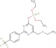 O,O-diethyl O-{6-[(ethylthio)methyl]-2-[4-(trifluoromethyl)phenyl]pyrimidin-4-yl} phosphothioate