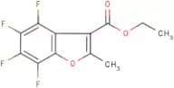 Ethyl 2-methyl-4,5,6,7-tetrafluorobenzofuran-3-carboxylate