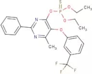 O,O-diethyl O-{6-methyl-2-phenyl-5-[3-(trifluoromethyl)phenoxy]pyrimidin-4-yl} phosphothioate