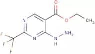 ethyl 4-hydrazino-2-(trifluoromethyl)pyrimidine-5-carboxylate