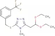 3-(2,2-diethoxyethyl)-4-methyl-5-{[3-(trifluoromethyl)benzyl]thio}-4H-1,2,4-triazole