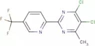 4,5-dichloro-6-methyl-2-[5-(trifluoromethyl)-2-pyridyl]pyrimidine