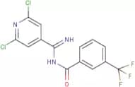 N1-[(2,6-dichloro-4-pyridyl)(imino)methyl]-3-(trifluoromethyl)benzamide