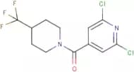 (2,6-dichloro-4-pyridyl)[4-(trifluoromethyl)piperidino]methanone